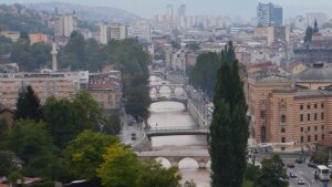 Stadtblick auf Sarajevo