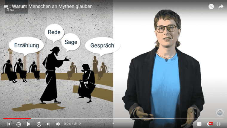 Videostill "Warum Menschen an Mythen glauben"