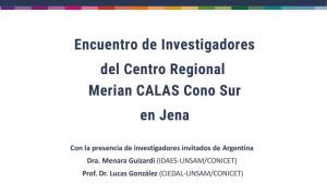 Afiche_Encuentro de investigadores CALAS_2019