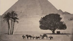Gizeh, Cheops-Pyramide, vor 1864