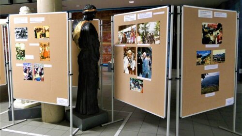 Ausstellung der Südosteuropastudien 2020 Foyer Universität Jena