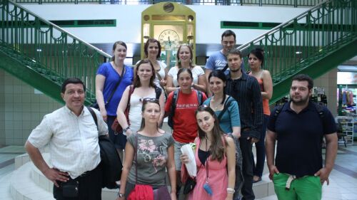Exkursionsgruppe in Sofia