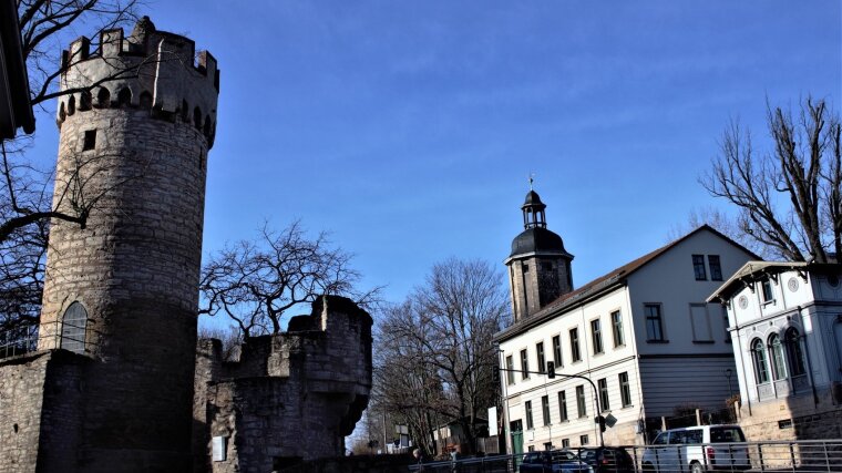 mittelalterlicher Turm in Jena
