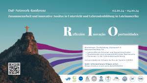 Infoposter für die DaF-Netzwerkkonferenz in Lateinamerika