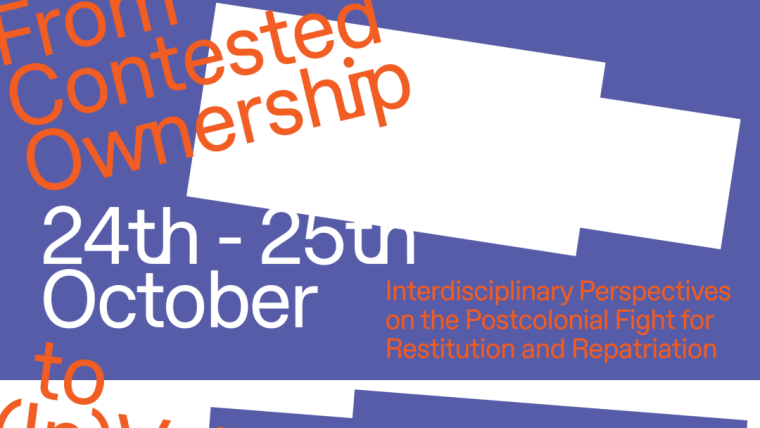 Workshop "Contested Ownership" und Podiumsdiskussion "Erfurts koloniales Erbe", 24.-25.10., Erfurt