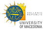 Logo der University of Macedonia